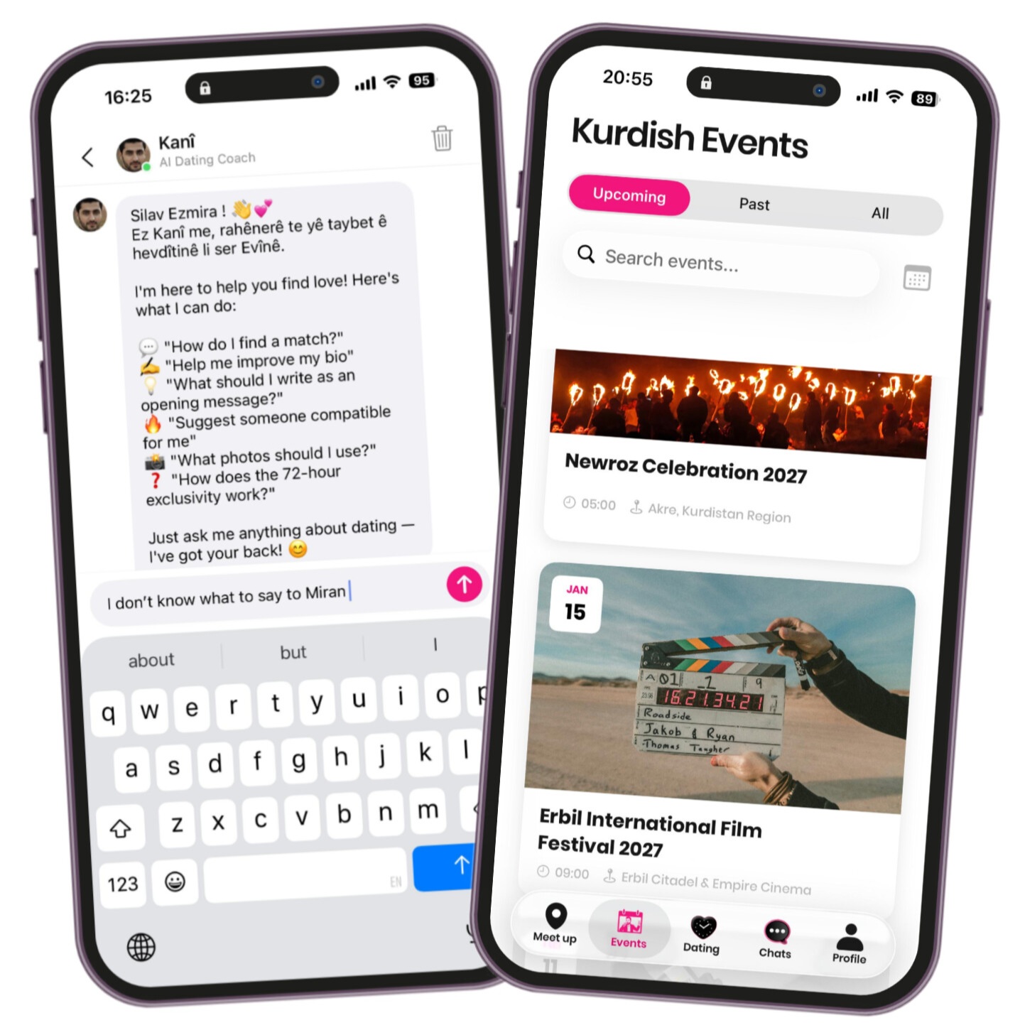 Evîn Kurdish Dating App global community